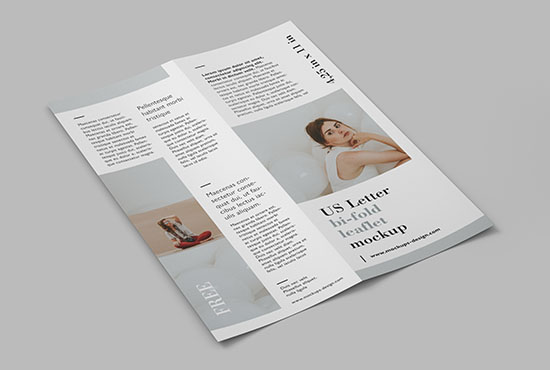 Free US letter bi-fold leaflet
