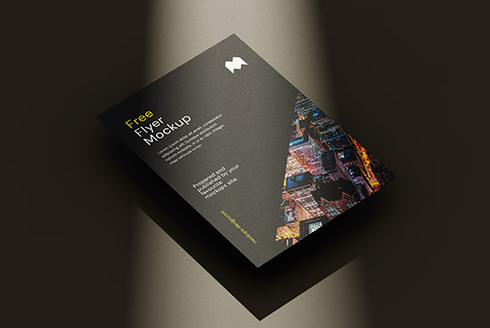 Single flyer mockup