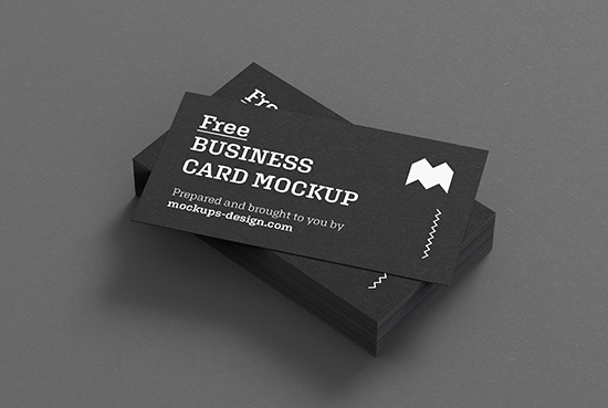 Free business cards mockup