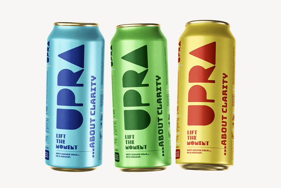 Slim can mockup